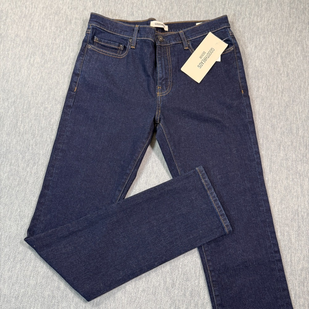 Goodthreads Jeans Men 32x32 Blue Skinny Fit Denim Stretch Casual Comfort Modern‎